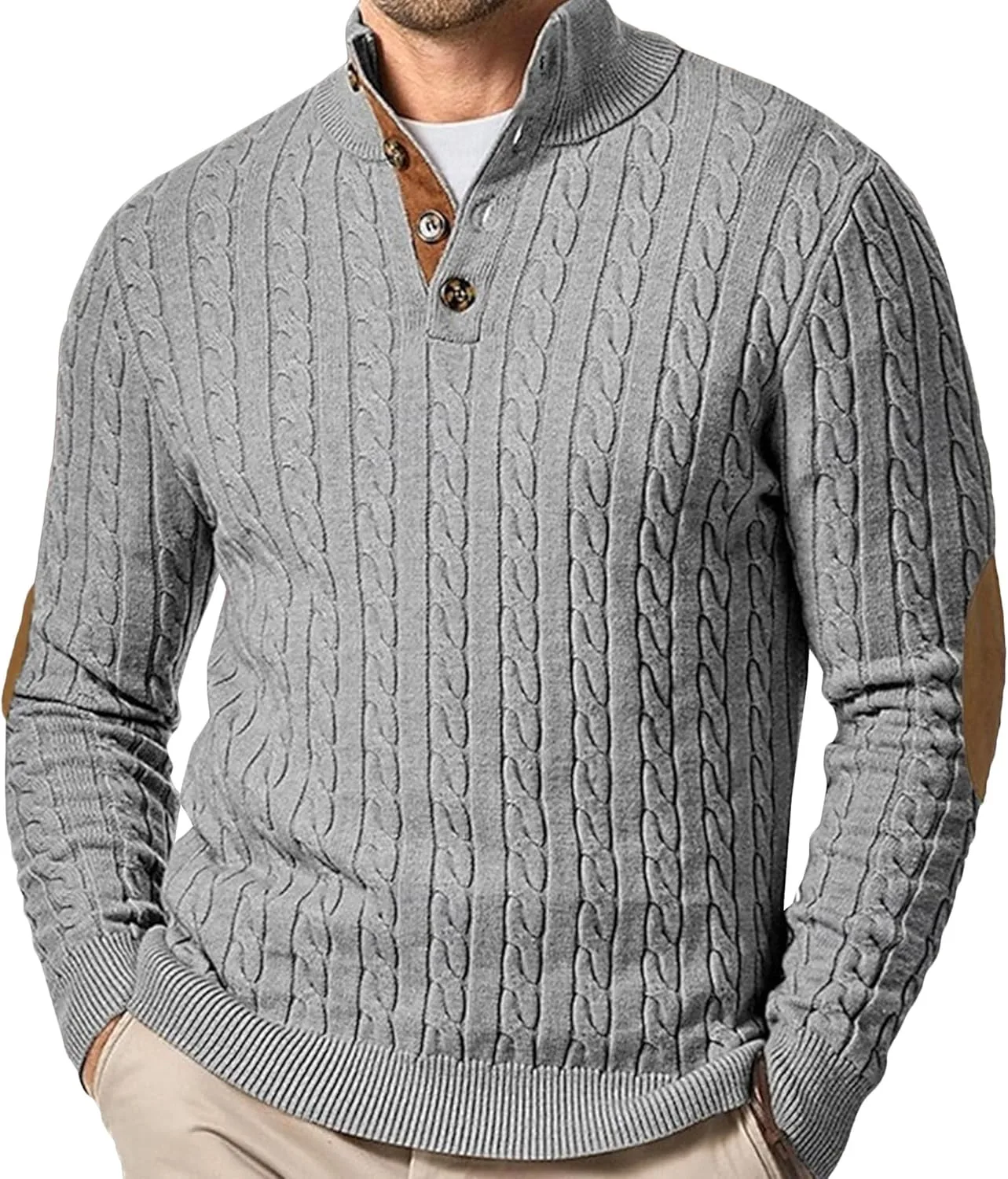 

Мужской свитер Maiyifu-GJ с воротником стойкой