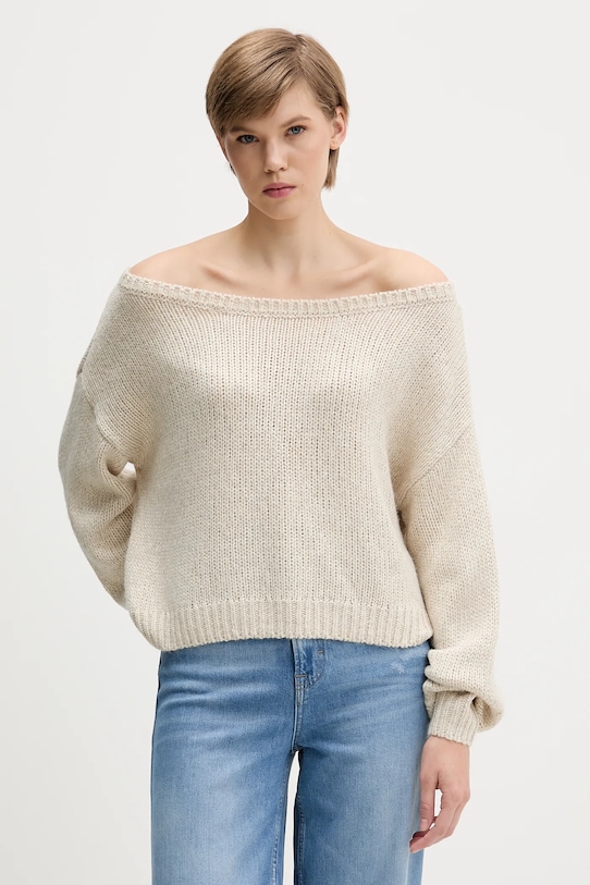 

Свитер Hollister Co., бежевый