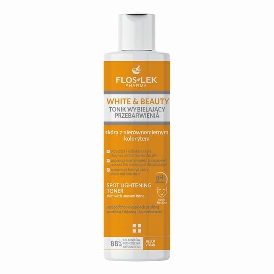 

Отбеливающий тоник от обесцвечивания, 225 мл Floslek, White & Beauty