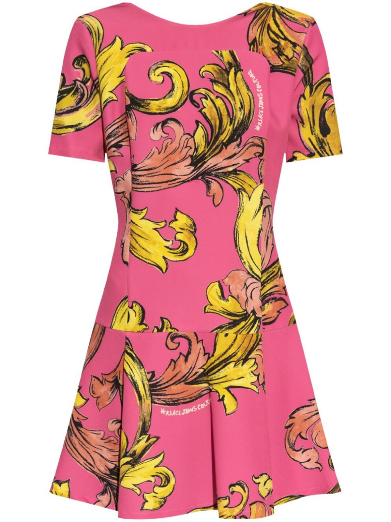 

Versace Jeans Couture платье мини с принтом, розовый