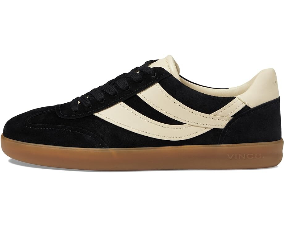 Кроссовки Vince Oasis-M Lace-Up Retro Sneakers, цвет Black Suede — фото 4