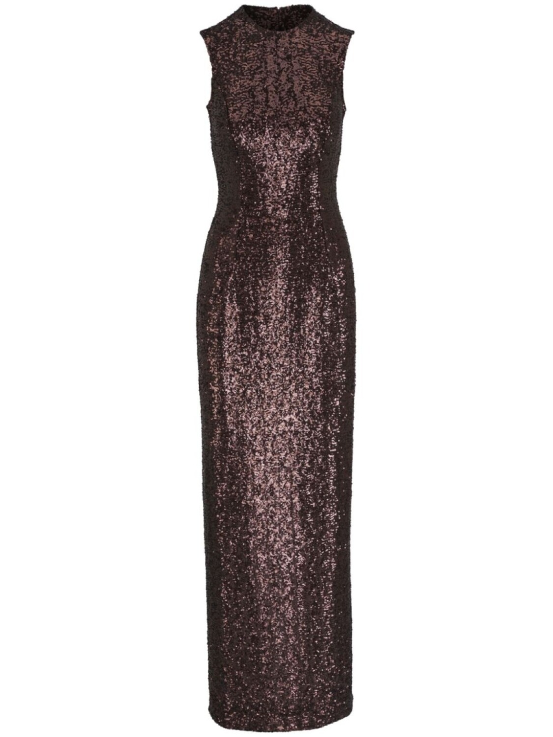 

Michael Kors Collection платье макси с пайетками, коричневый