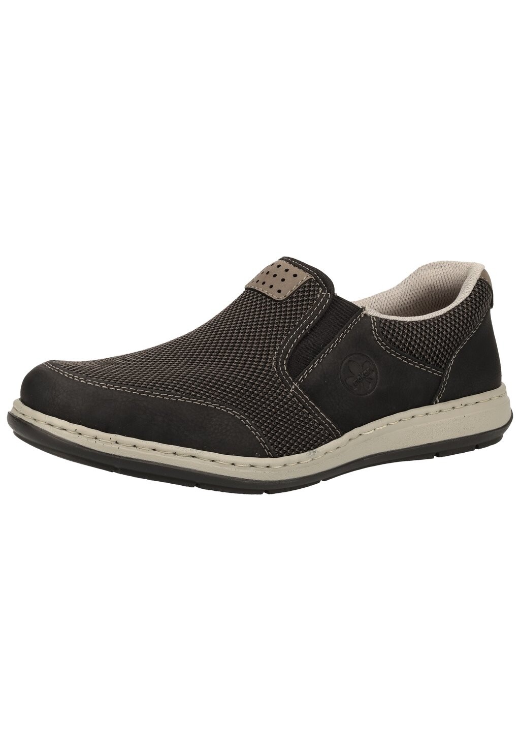 Кроссовки низкие RIEKER SNEAKER, цвет schwarz/grau-schwarz/polvere 00 — фото 3