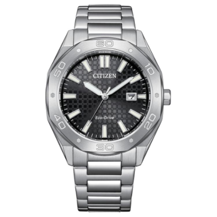 

CITIZEN Часы Wrist Watch Collection Light Powered Quartz Movement Stainless Steel Strap Watch 41mm Men's Watch Black Dial, Black Dial