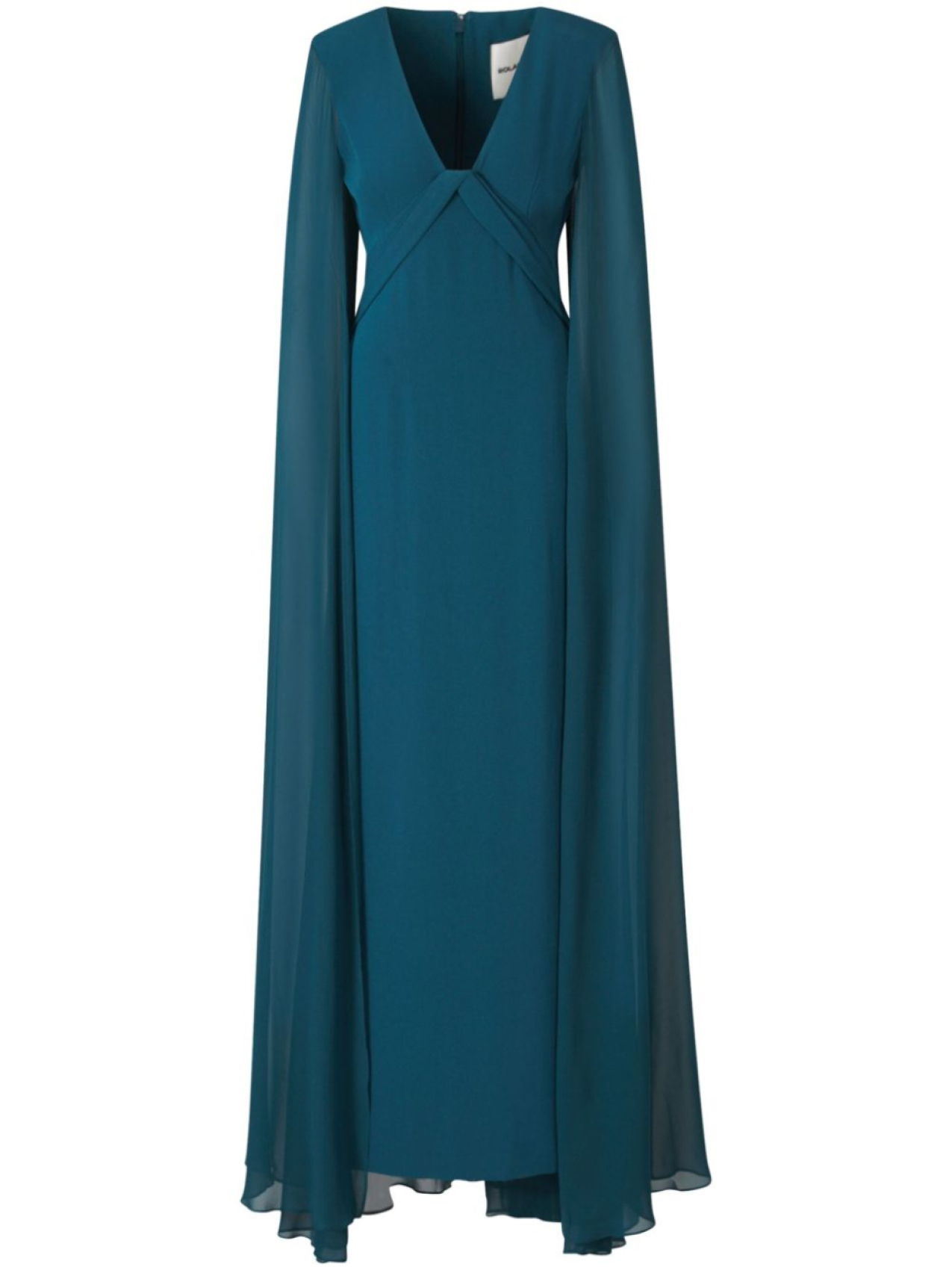

Roland Mouret многослойное платье, синий