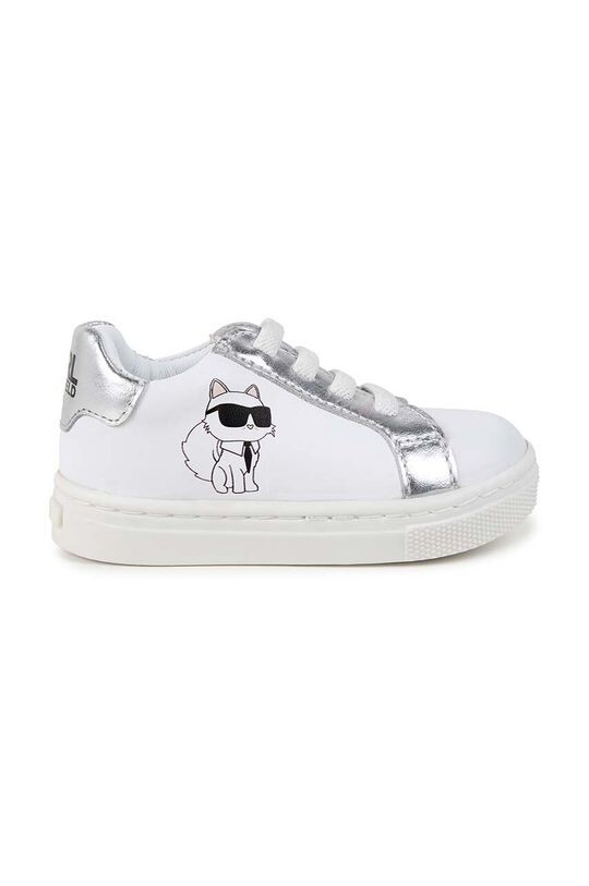 

Детские кожаные кроссовки Karl Lagerfeld, белый