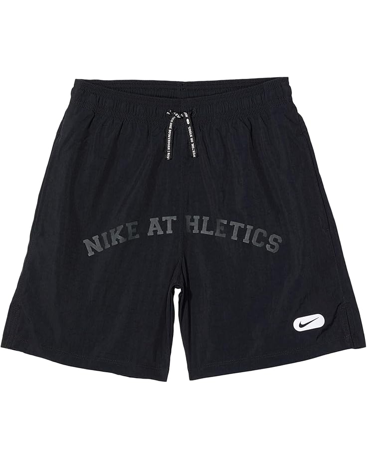 

Шорты Nike Kids Athletic Woven Shorts, черный/белый