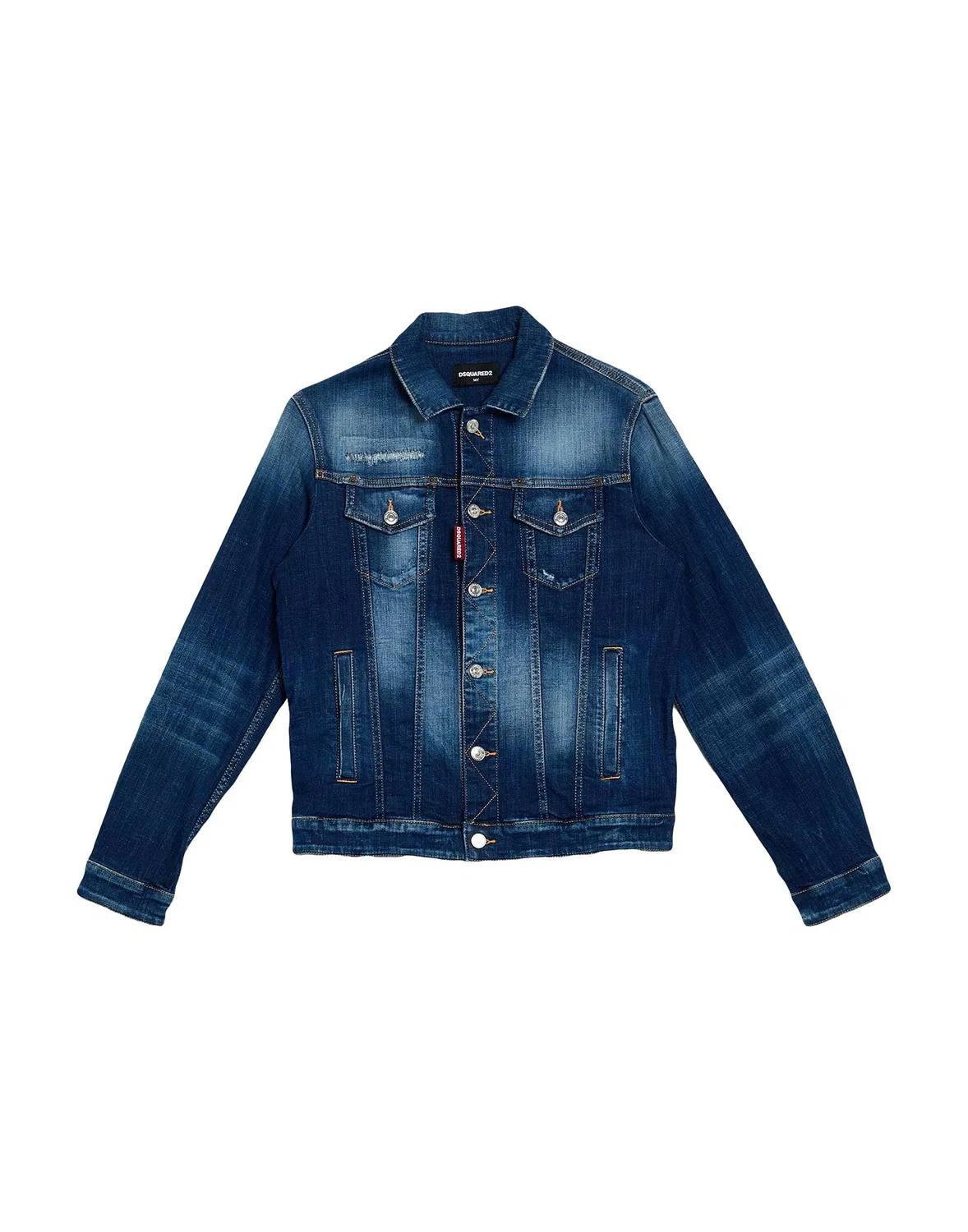 Джинсовая куртка DSQUARED2 синяя