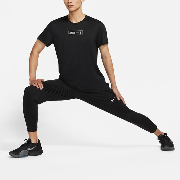 Футболка dri-fit sports training quick dry short sleeve black Nike, черный — фото 3