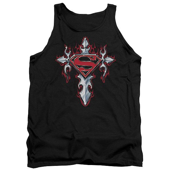 

Футболка-майка взрослая Superman gothic steel logo Licensed Character