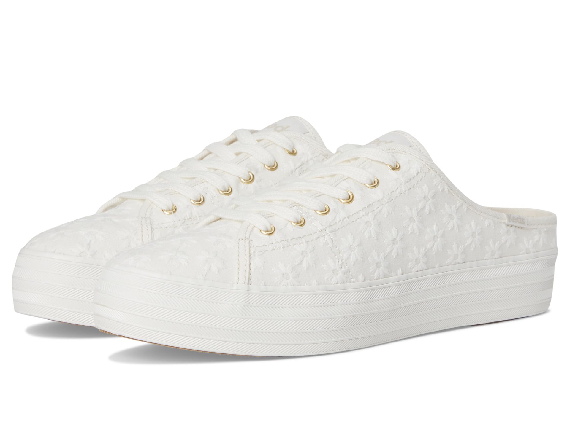 Кроссовки Keds Triple Kick Mule, Snow White Eyelet