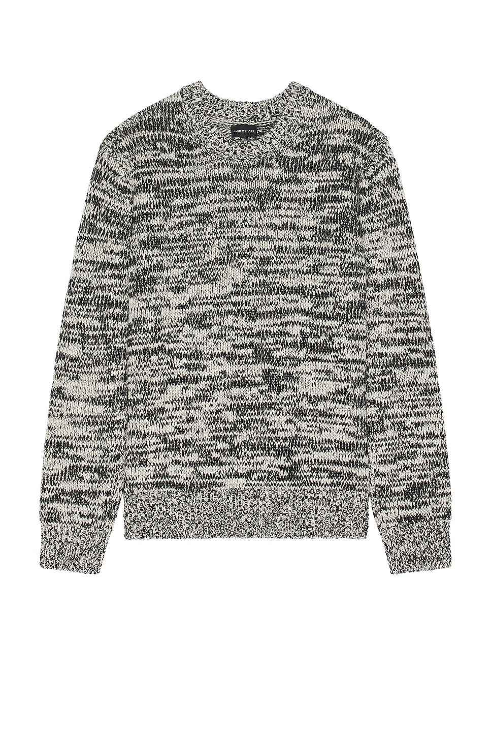 

Свитер Marl Slub с круглым вырезом Club Monaco, цвет Beige Multi