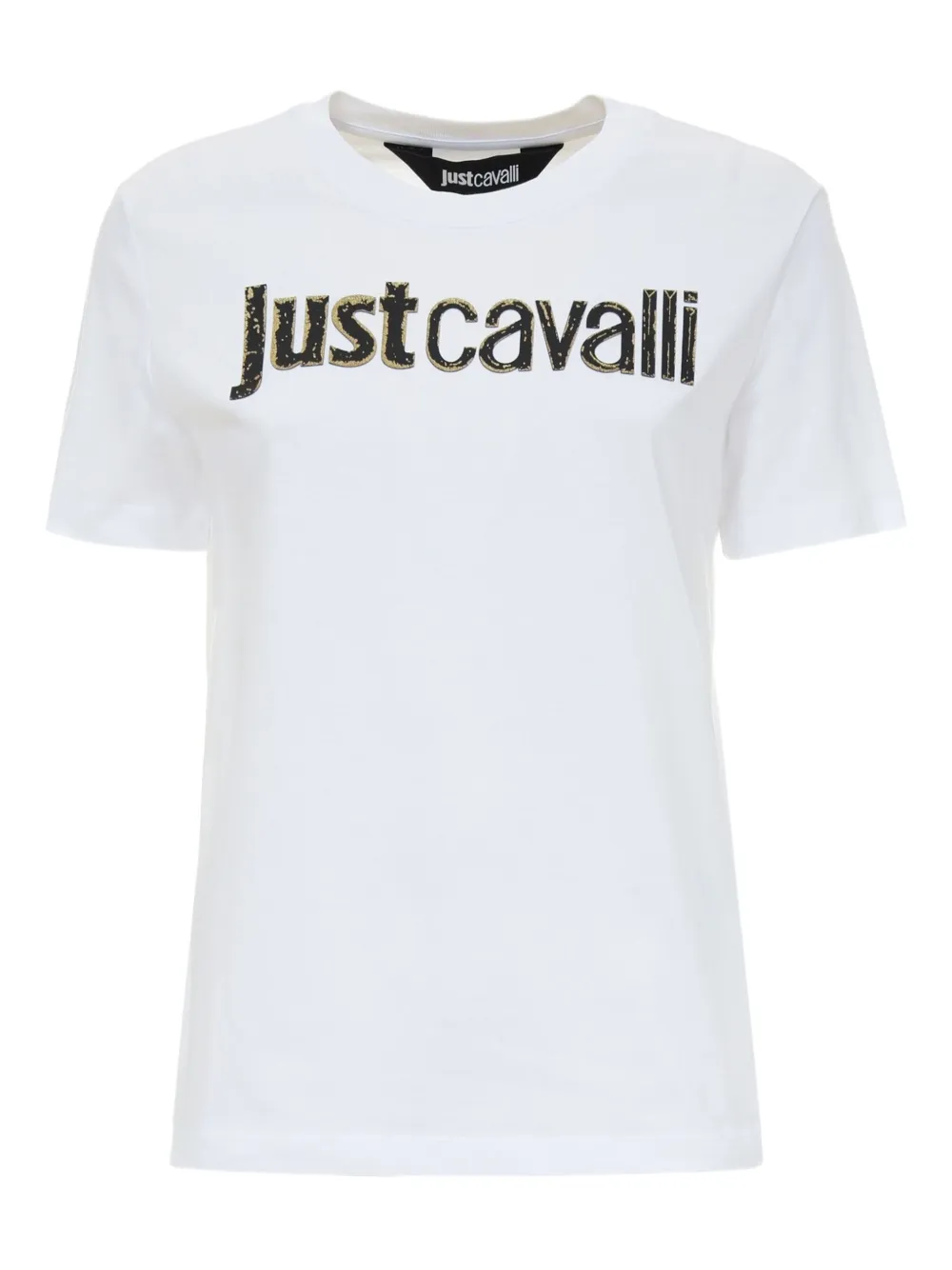 

Футболка с декорированным логотипом Just Cavalli, белый