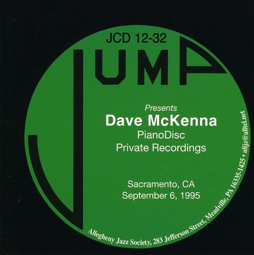 

CD диск McKenna, Dave: Pianodisc Private Recordings