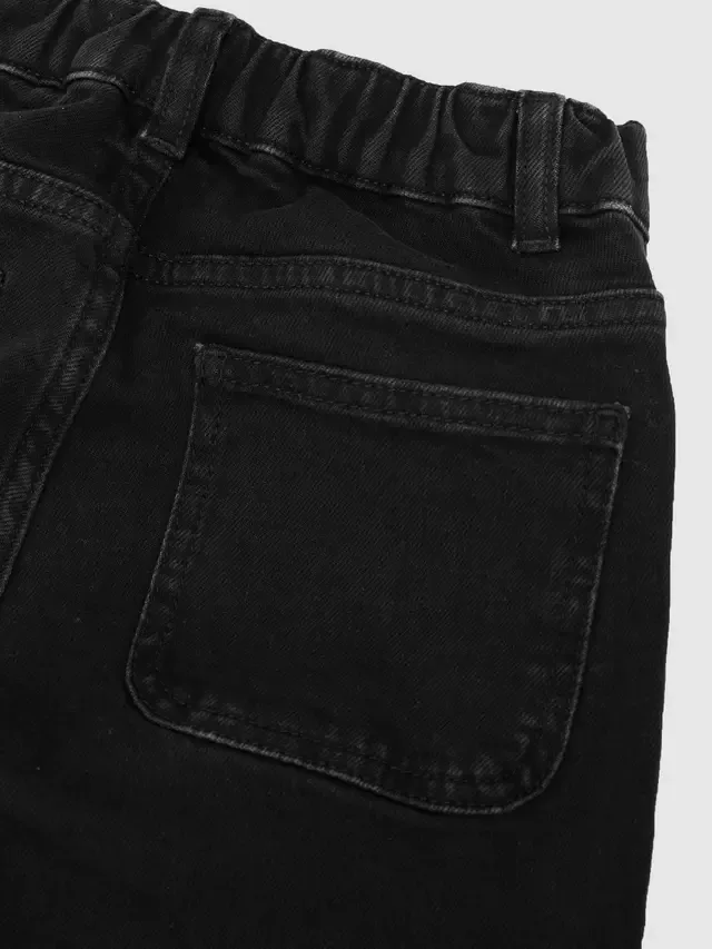 Детские джинсы Ronnie свободного кроя, черные Reiss — фото 2