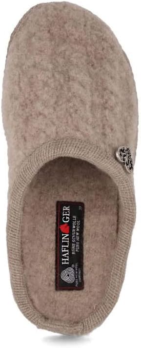 

Унисекс тапочки Haflinger Herzerl для взрослых, Natural