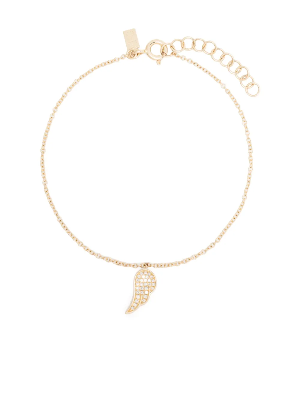 

Браслет Angel Wing из желтого золота с бриллиантами Ef Collection, золотой