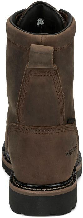 Мужские ботинки Justin Boots SE630 Pulley 8 водонепроницаемые, Whiskey Brown — фото 4