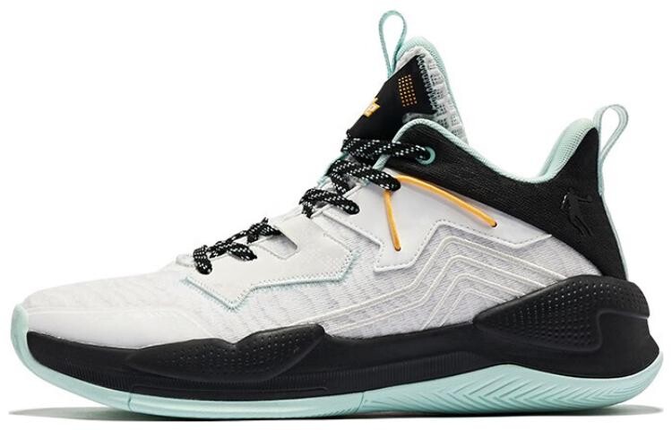 

Баскетбольные кроссовки Basketball Shoes Men Low-Top White/black/cyan Qiaodan