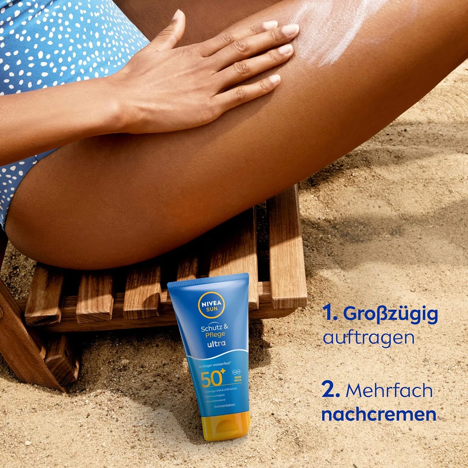 Ультра-лосьон для загара SPF 50+ «SUN Schutz & Pflege» от NIVEA, 150 мл Nivea Sun — фото 3