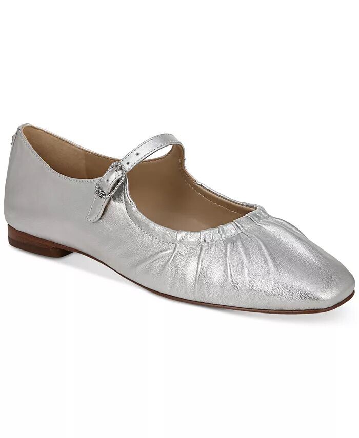 

Туфли Мэри Джейн с рюшами Micah Sam Edelman, серый
