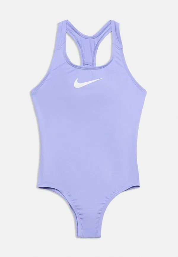 Незаменимый купальник с открытой спиной Nike Swim, Light Thistle