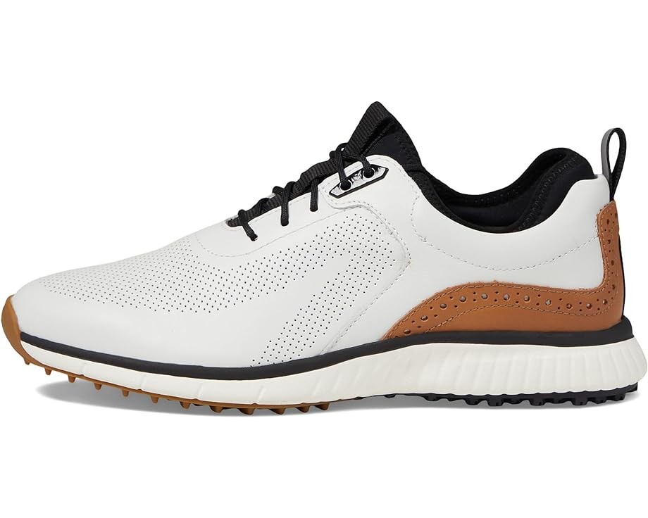 Кроссовки Johnston & Murphy Waterproof XC4 Golf H1-Luxe Hybrid Sneaker, цвет White Waterproof Full Grain — фото 4