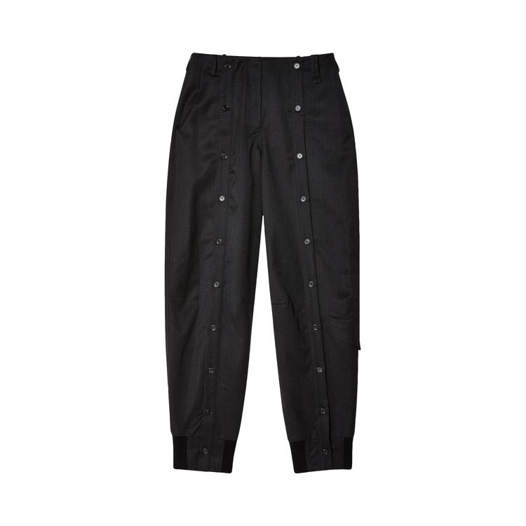 

Брюки Simone Rocha Button Placket Trousers Black, черный