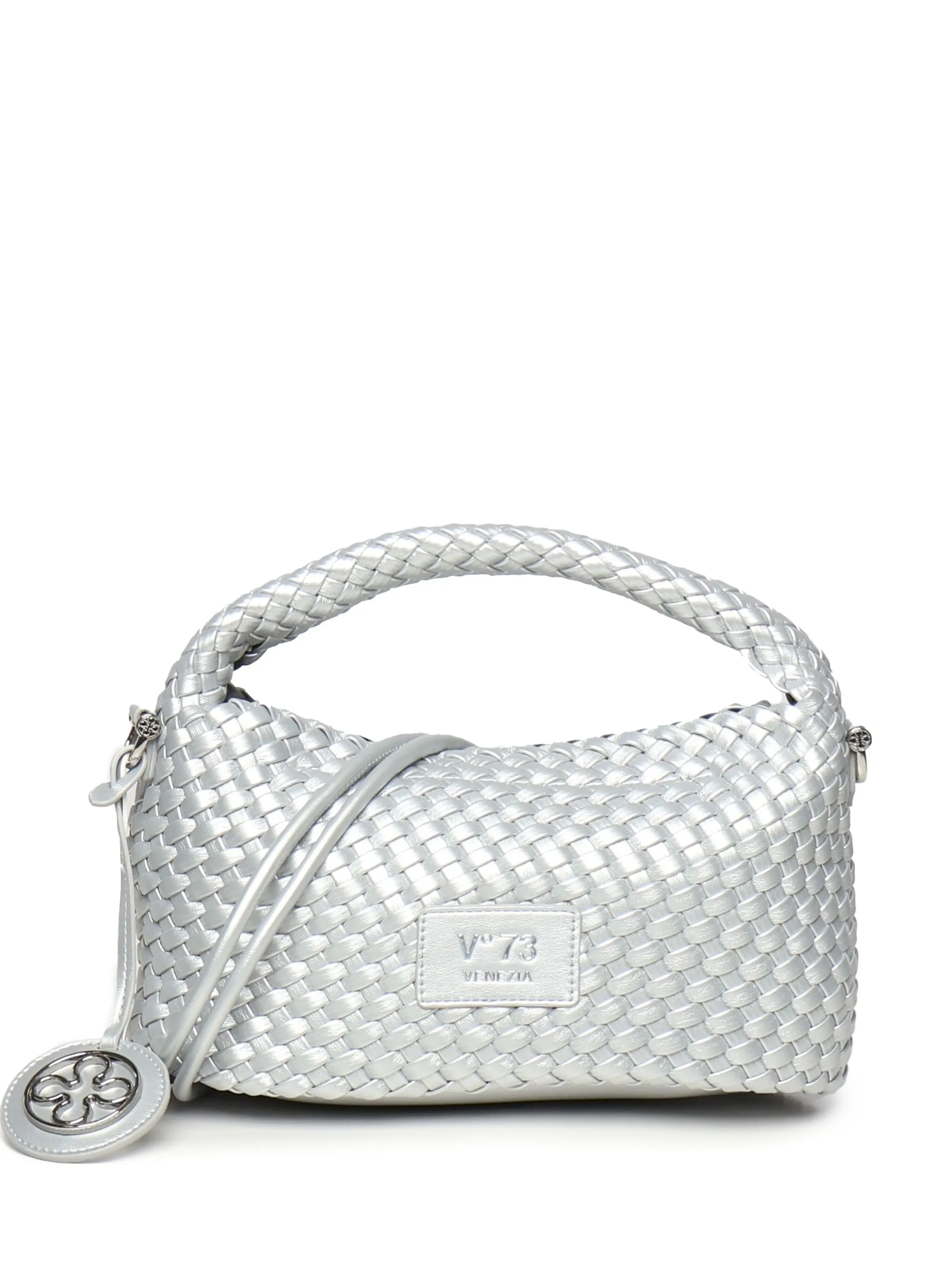 

Сумка-тоут Kornelia размера мини V°73, серебристый