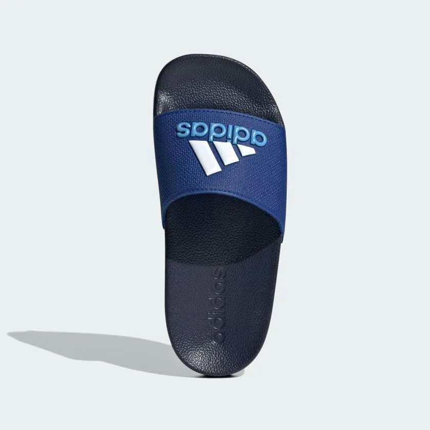 Шлепанцы для душа Adidas Kids Adilette, сине-белый — фото 3