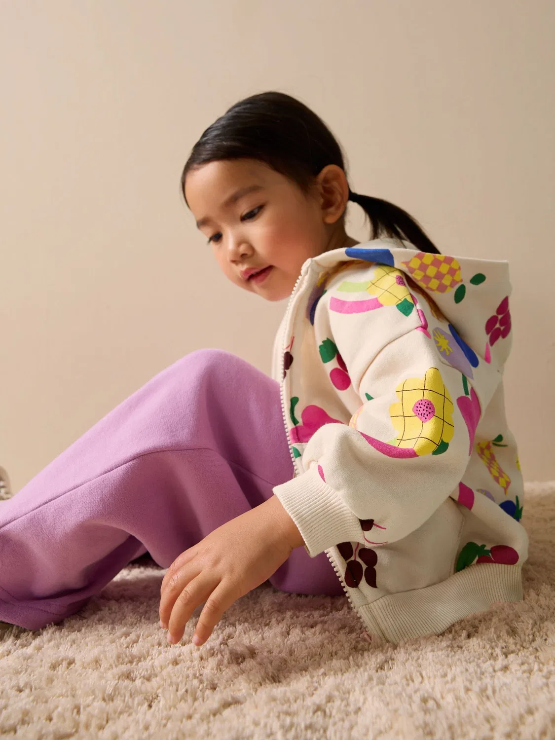 Толстовка на молнии Next, Cream — фото 3