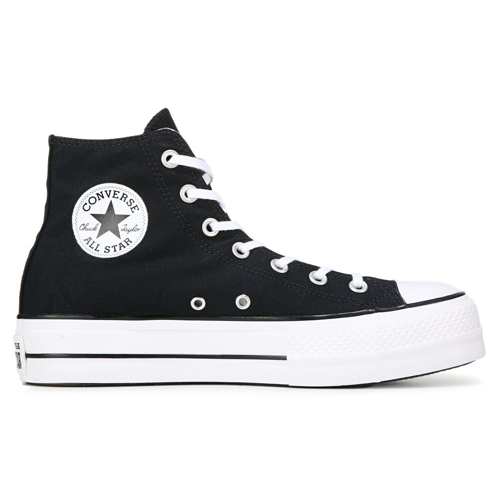 Женские кроссовки Chuck Taylor All Star на платформе с высоким подъемом Converse, черный — фото 2