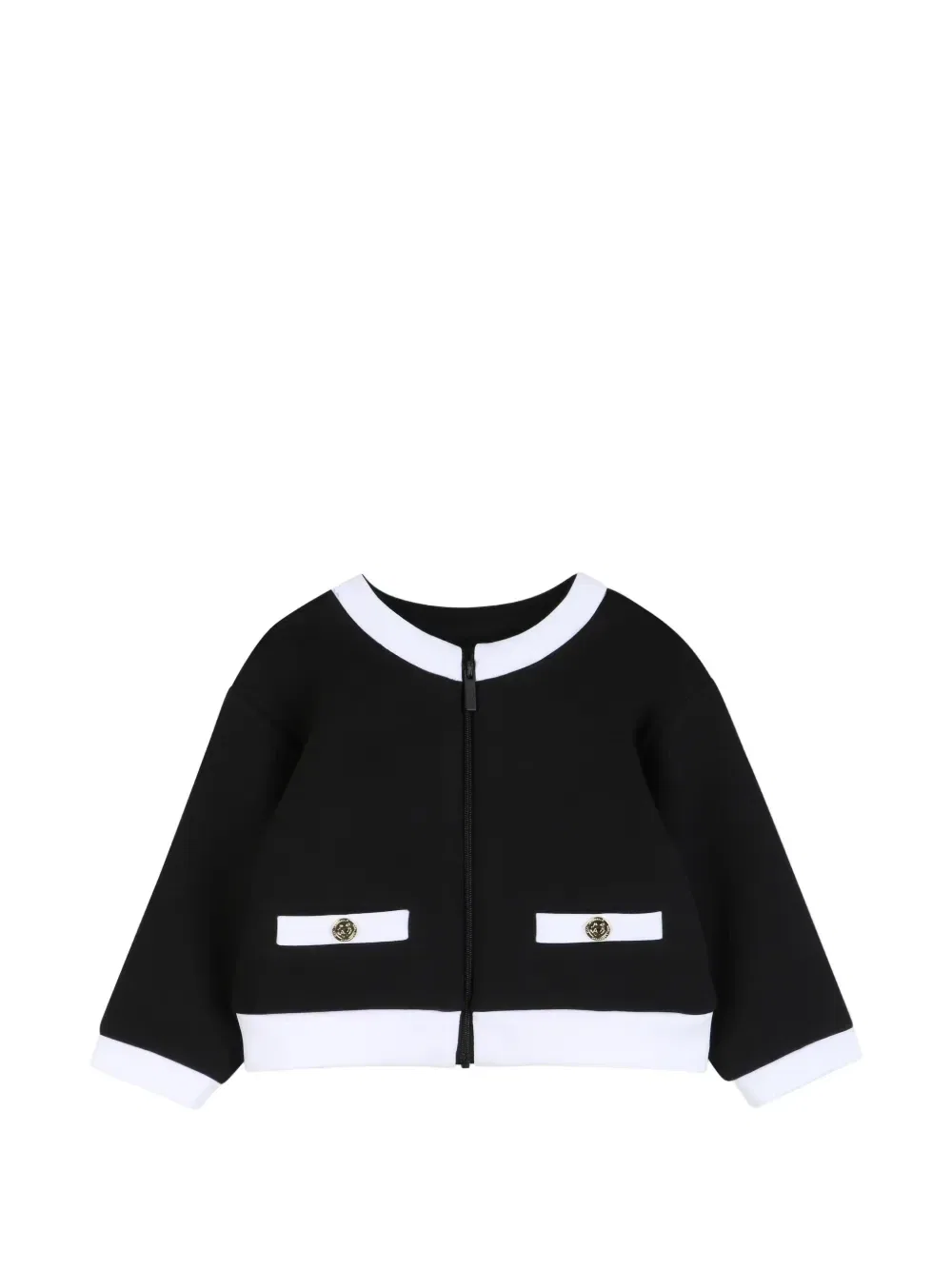 Комплект для новорожденного с принтом KARL LAGERFELD KIDS, черный