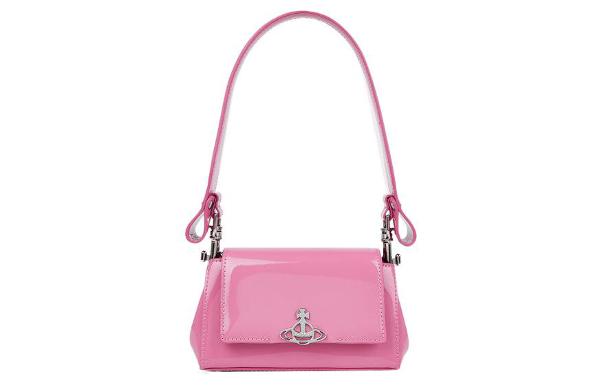 

Vivienne Westwood Женская розовая кожаная сумка через плечо