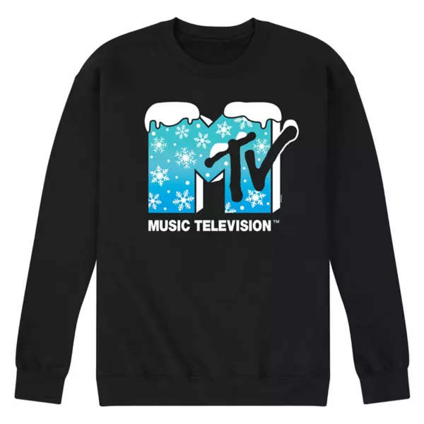 

Мужская флисовая толстовка с логотипом MTV Snowballs Licensed Character, черный