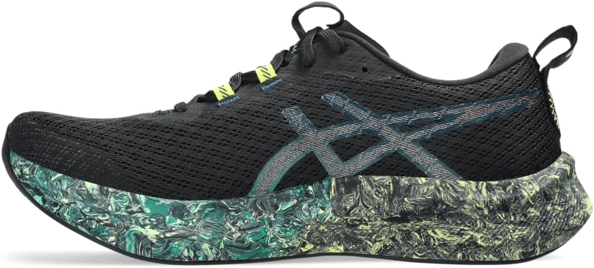 Мужские беговые кроссовки Asics Noosa TRI 16, черный/зеленый — фото 4
