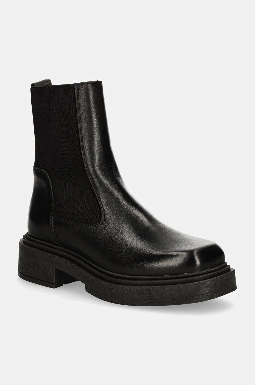 

Кожаные ботинки челси Steve Madden Churro, черный