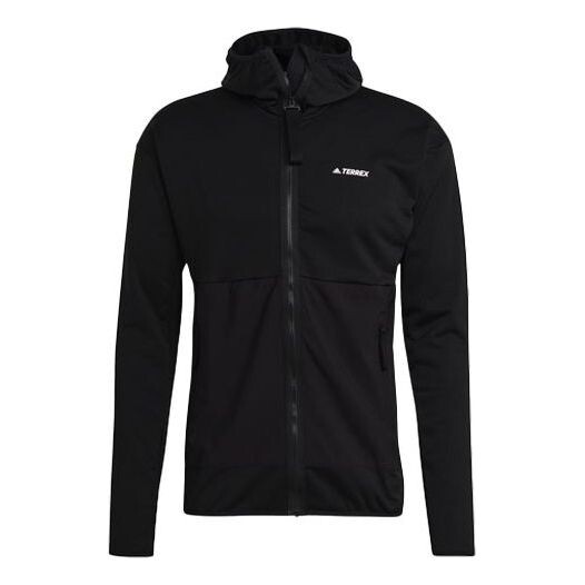 

Куртка adidas Terrex Sports Solid Color Hooded Jacket Black, мультиколор