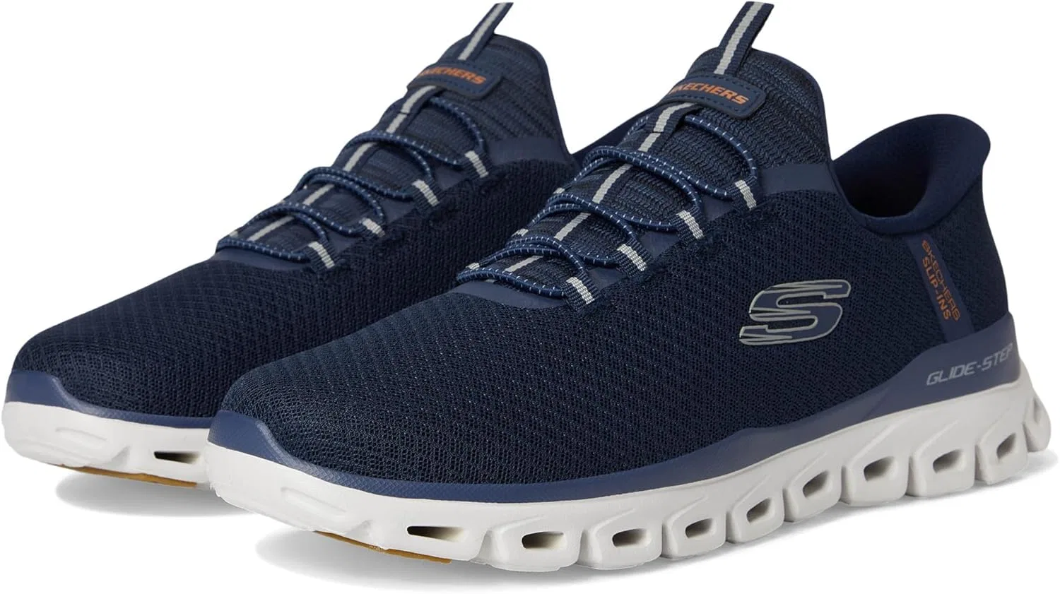 Мужские кроссовки Skechers Glide-Step Noxus Hands Free без шнурков, Navy Xsp — фото 2