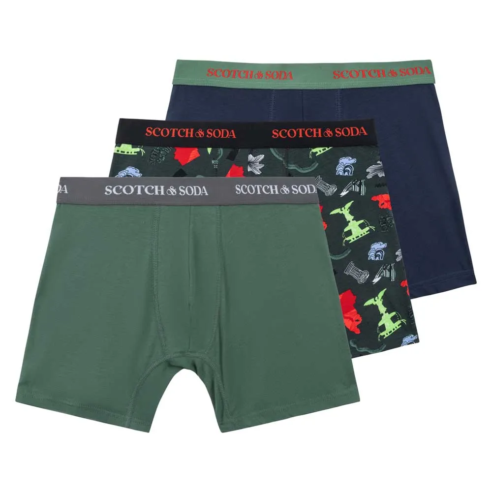 

Боксеры 3 шт Scotch & Soda SSSP25M153378, зеленый