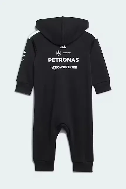 Комбинезон с капюшоном MERCEDES Adidas Performance, черный — фото 2