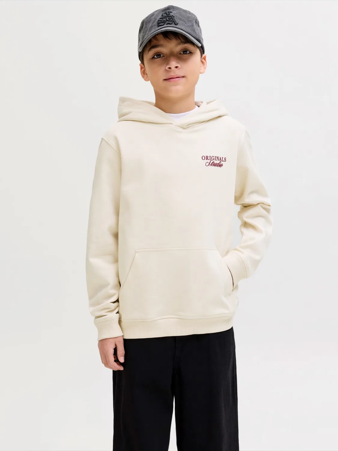 Толстовка 'JORNORREBRO' Jack & Jones Junior, Off White — фото 3