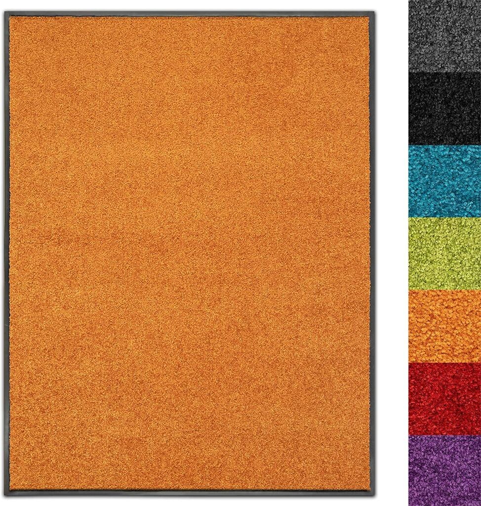 

Коврик для сбора мусора Use&Wash Orange 107 200x200 см Floordirekt, оранжевый
