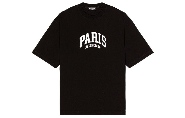 

Футболка мужская Balenciaga Cities Paris, черный