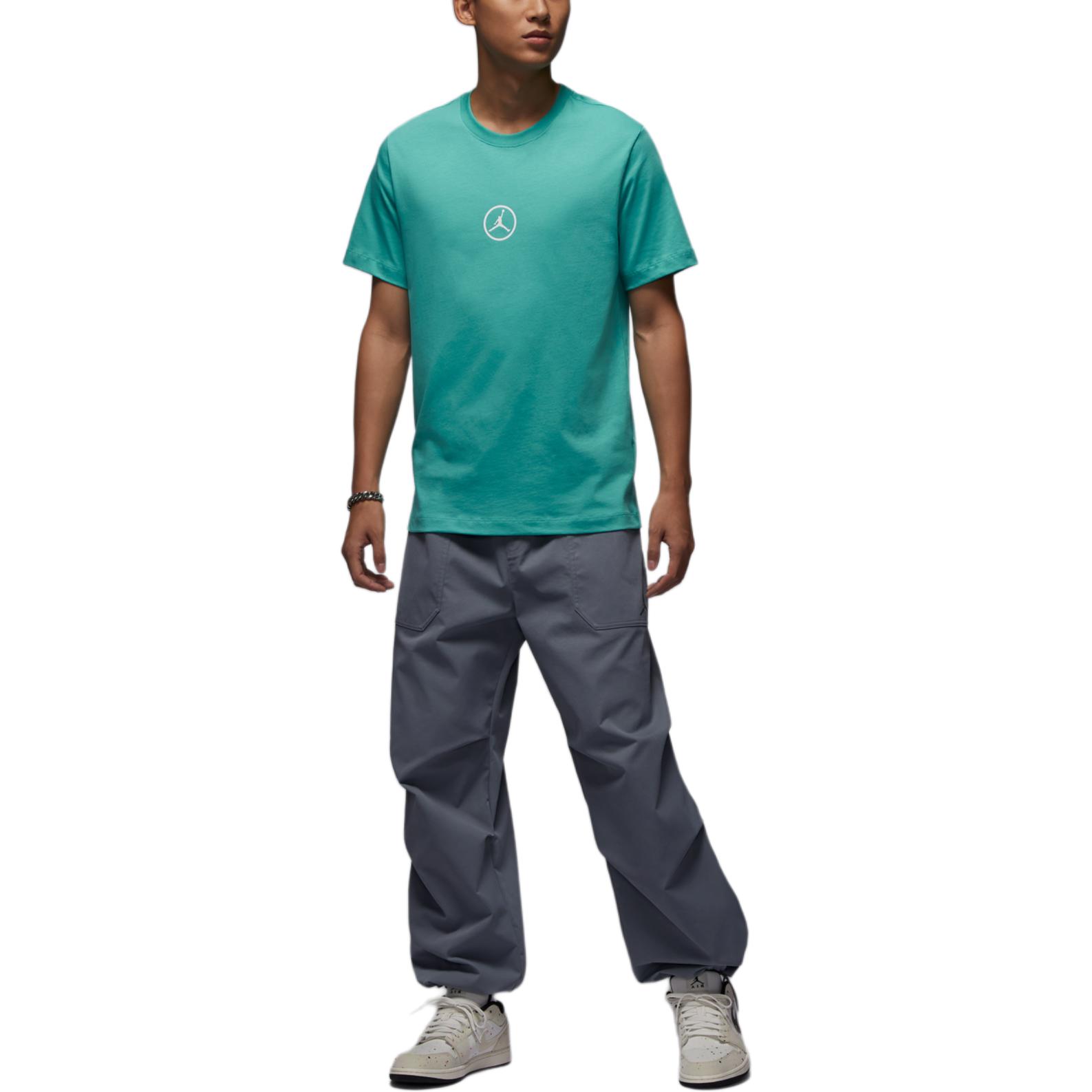 Jordan Футболка мужская Washable Water Duck Cyan/White/Black — фото 3