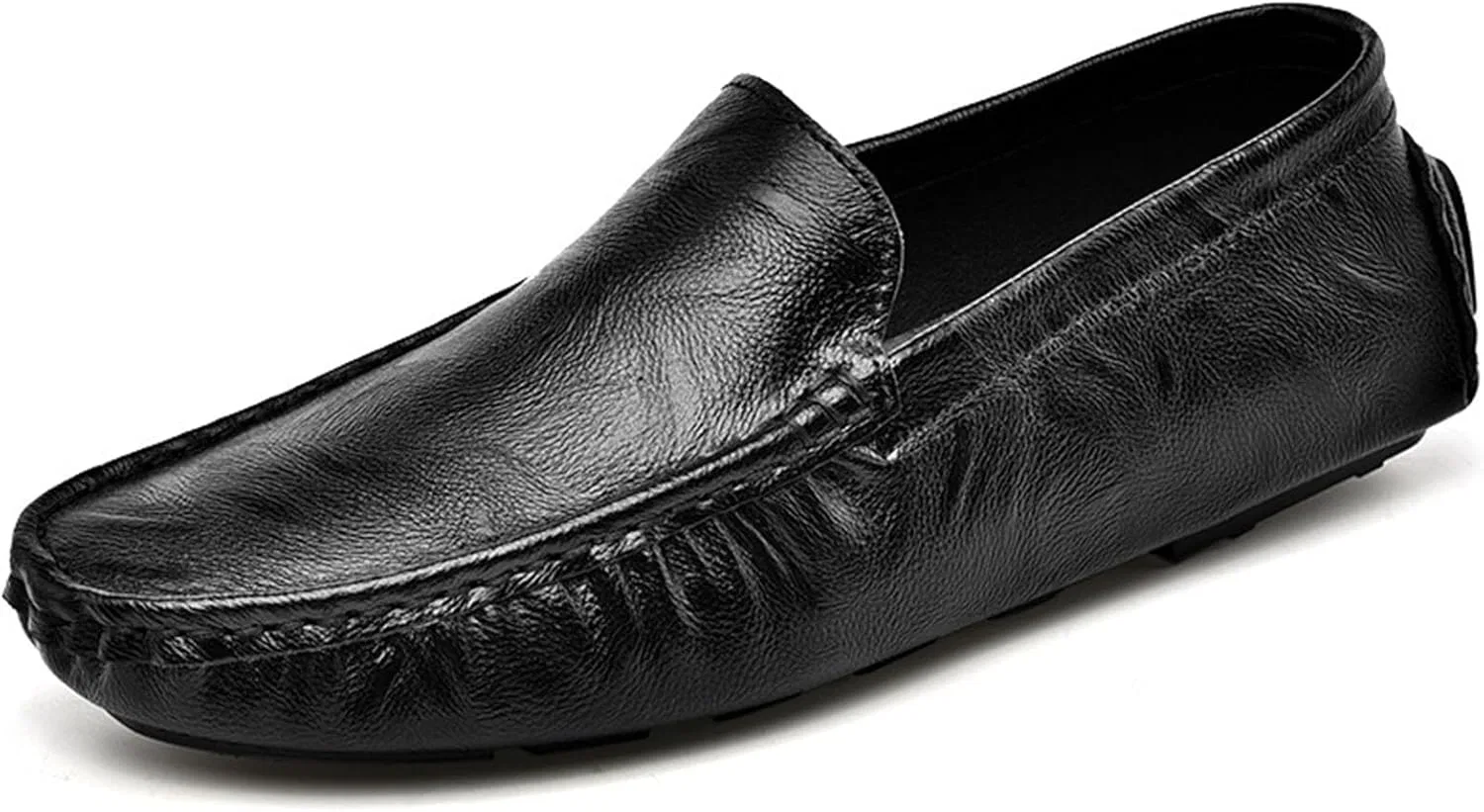 Лоферы Penny Loafers Moccasin Driving Shoes Slip On Soft Flats Boat Shoes, Black Abborora
