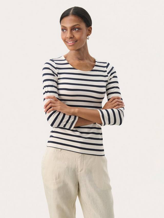 

Топ Emel в полоску Part Two, Navy/White