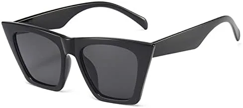 

Модные солнцезащитные очки для женщин 2027 года. Модные солнцезащитные очки для женщин, трендовые коричневые очки с защитой от УФ-излучения UV400 MTZJH, C1black-black