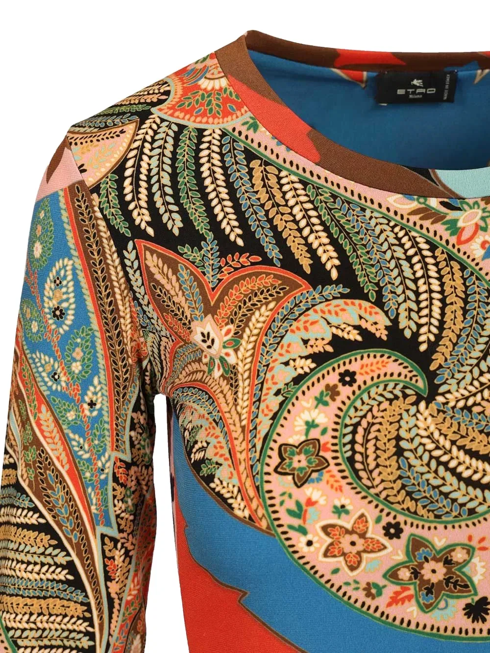 Топ с длинными рукавами Etro, синий — фото 4