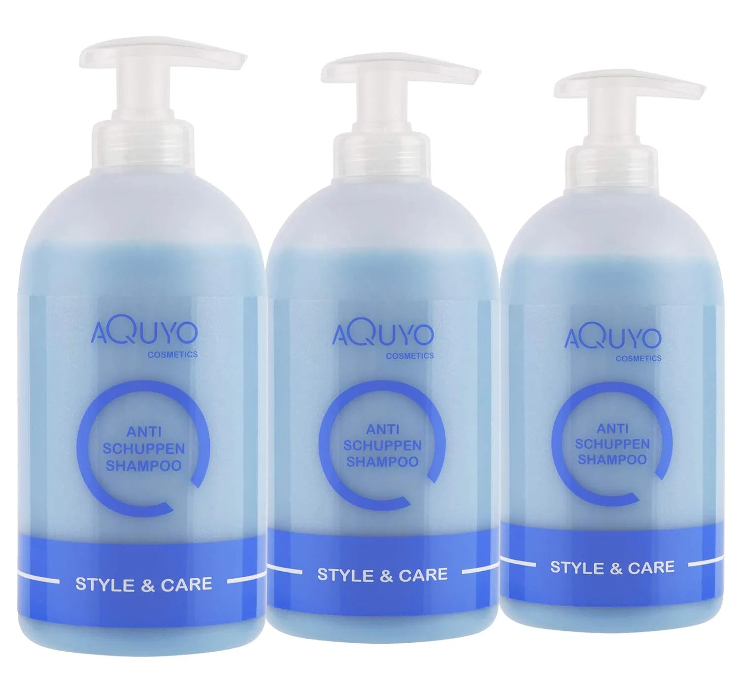 Шампунь против перхоти Style & Care для жирной, зудящей и сухой кожи головы Aquyo Cosmetics